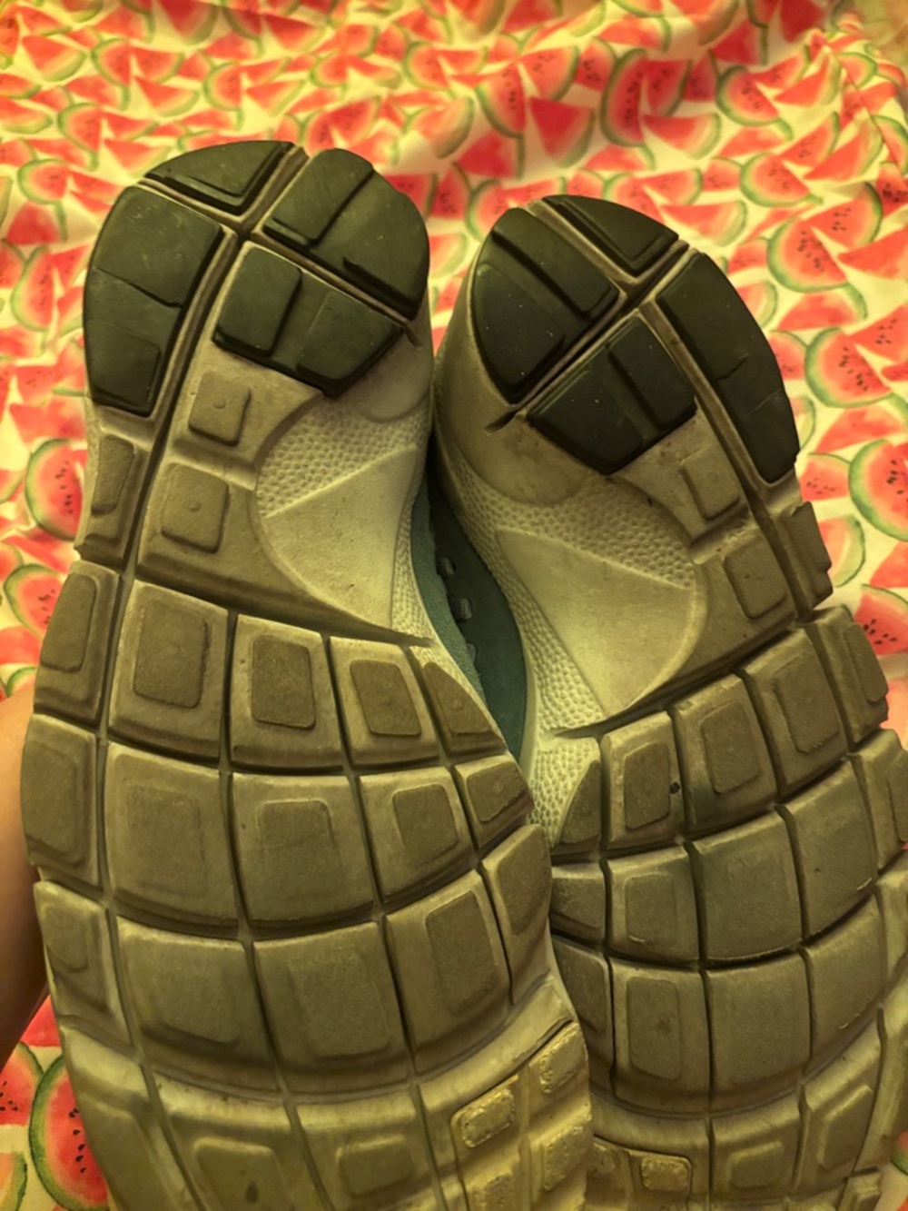 Nike Woven Suede Sneakers in Green - Picture 7 of 7